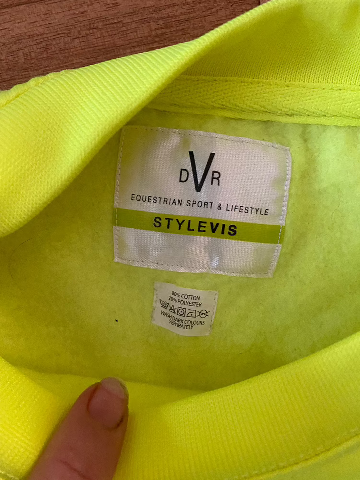 STYLEVIS Fluorescent Sweatshirt with reflective S