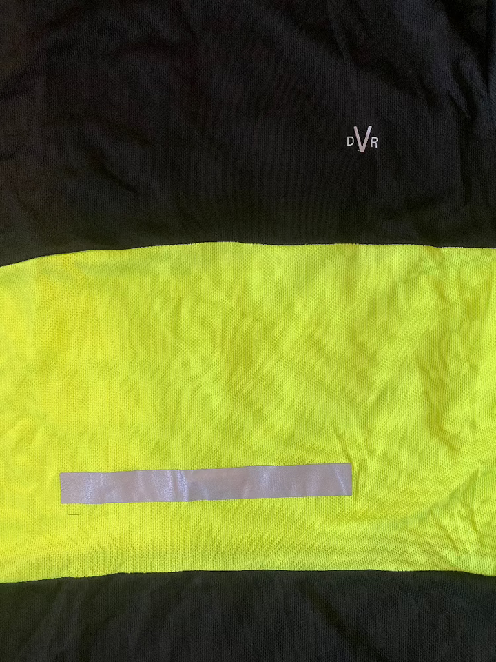Performance Long Sleeve - Black/Lemon Stripe S All Reflective