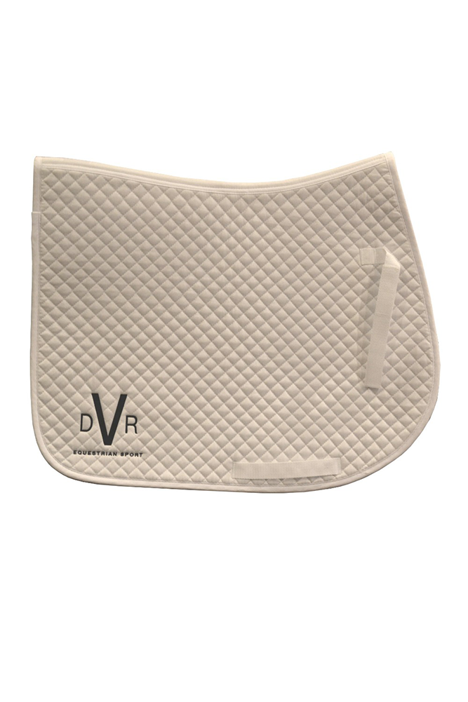 DVR Equestrian Logo GP Saddle Cloth - White, Navy or Black