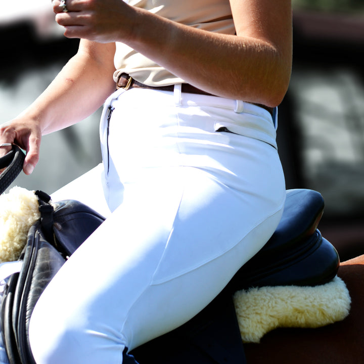 Milton Breeches - White - DVR Equestrian Ltd