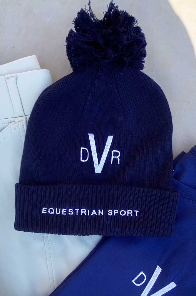 Organic Navy Bobble Hat