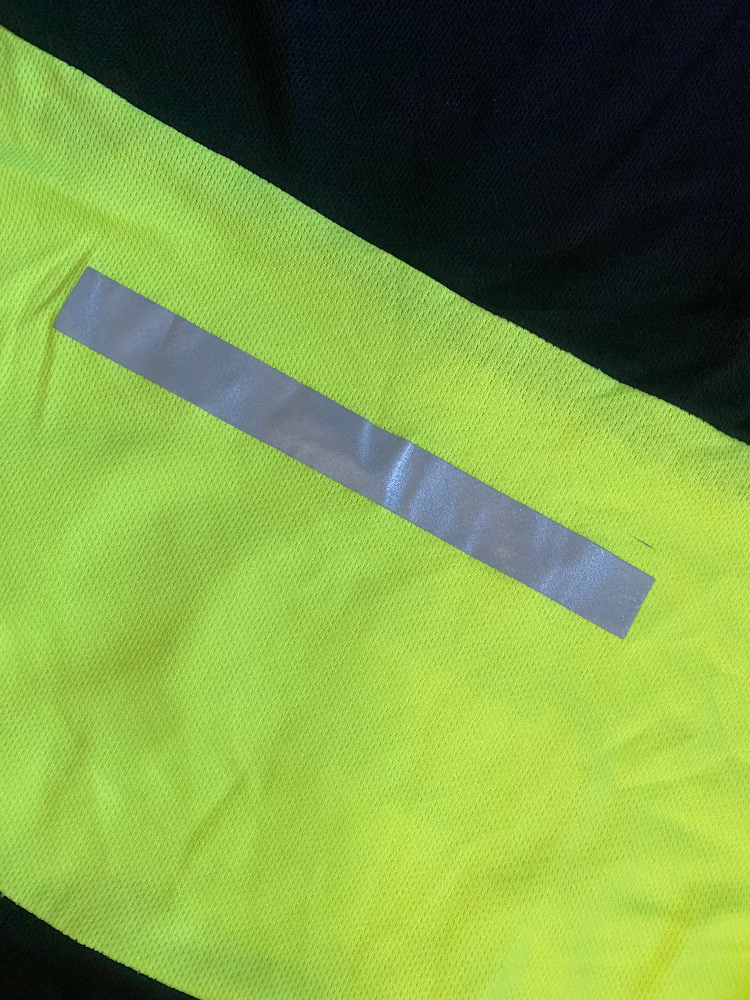 Performance Long Sleeve - Black/Lemon Stripe S All Reflective