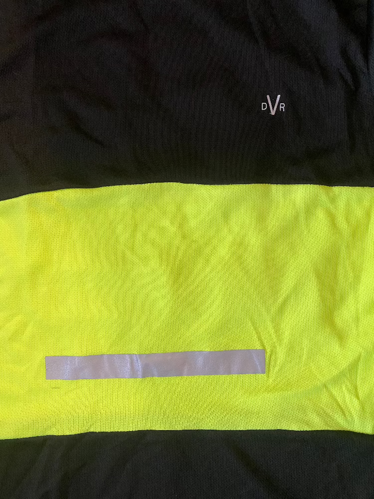 Performance Long Sleeve - Black/Lemon Stripe L (READ DESCRIPTION)