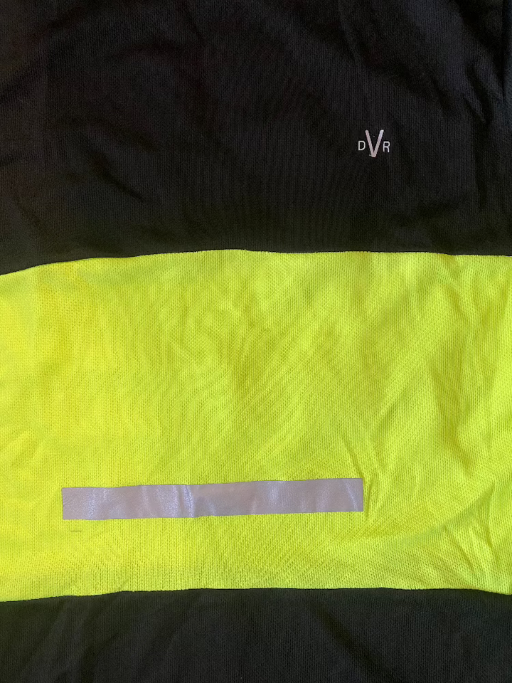 Performance Long Sleeve - Black/Lemon Stripe S All Reflective