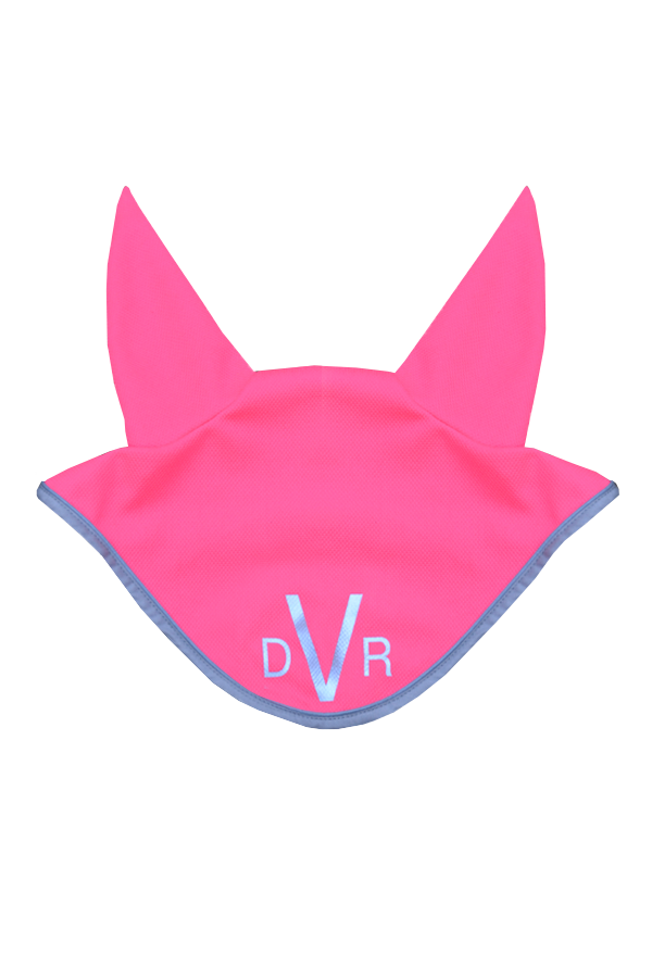 High visibility Stretch and Breathe Fly Veil - Raspberry Pink - DVR Equestrian Ltd