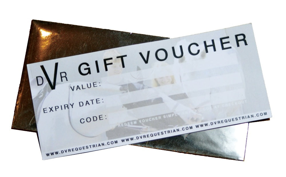 DVR Equestrian gift card - choose your amount - DVR Equestrian Ltd