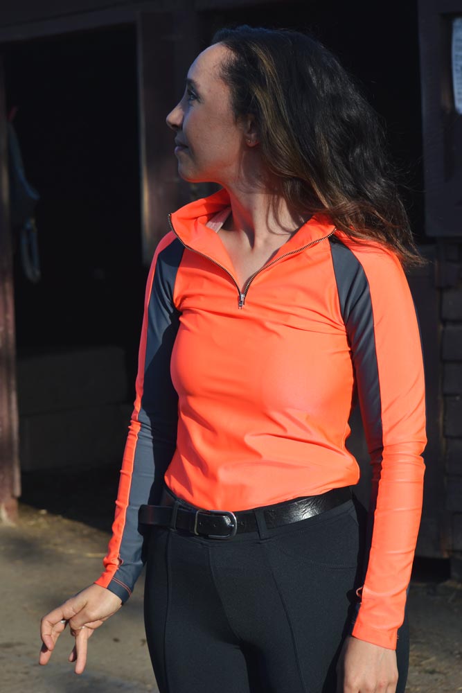 Long Sleeve Base Layer - Orange